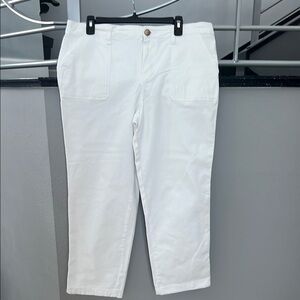 1822 Denim White Cropped Chinos size 14